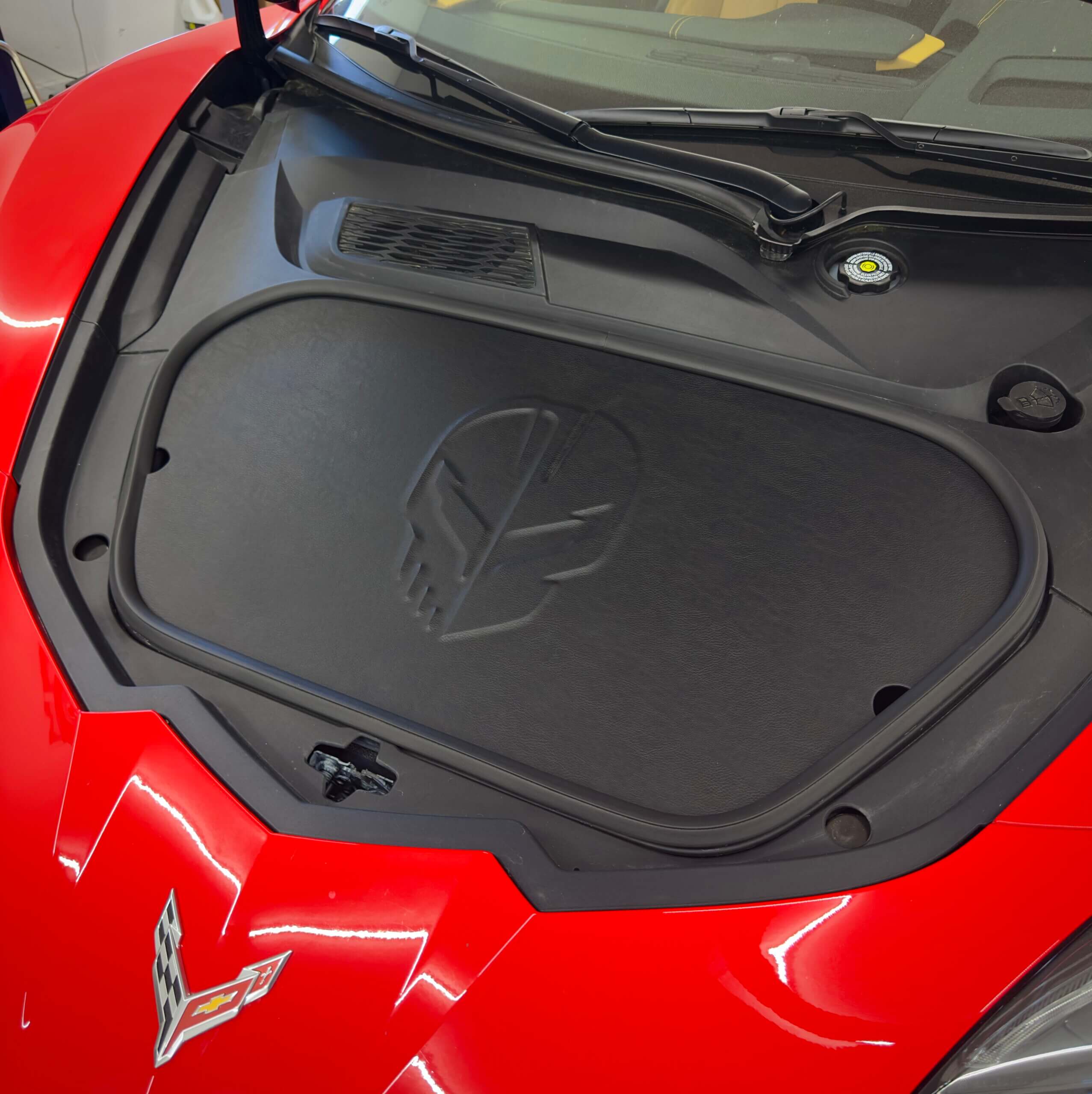 2020-2024 C8 Corvette Leather Frunk Storage Cover